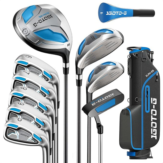 1GoTo-G™ Men's Complete 7-Piece Golf Club Set with Stand Bag