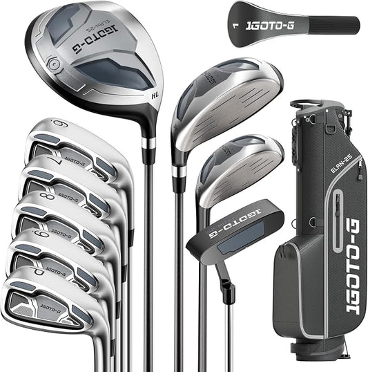 1GoTo-G™ Men's Complete 7-Piece Golf Club Set with Stand Bag