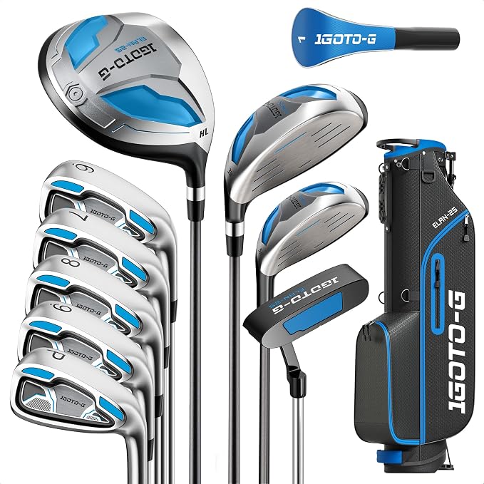 1GoTo-G™ Men's Complete 7-Piece Golf Club Set with Stand Bag
