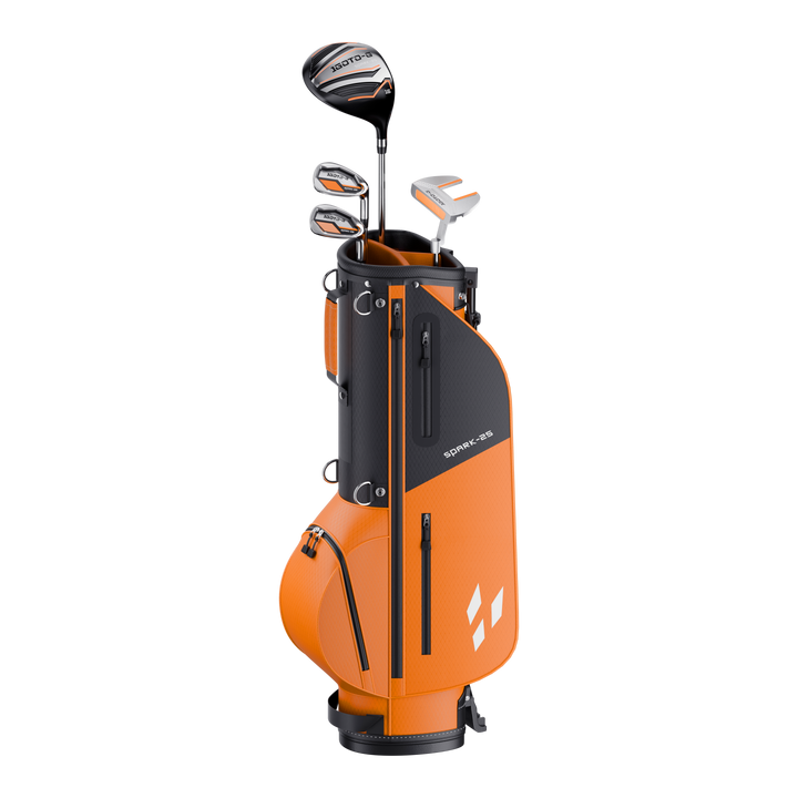 1GoTo-G Junior 4-Club Golf Set with Stand Bag & Driver Headcover for Ages 6–8