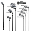 1GoTo-G™ Men’s 7-Club Complete Golf Set with Stand Bag & Driver Headcover