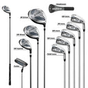 1GoTo-G Men’s 9-Club Complete Golf Set with Stand Bag & Headcovers