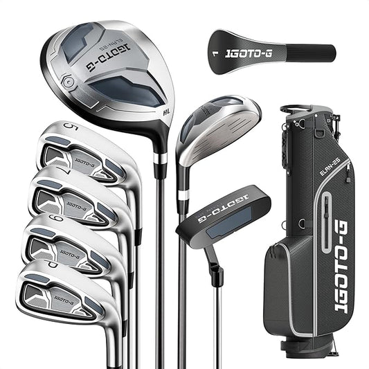 1GoTo-G™ Men's Complete 7-Piece Golf Club Set with Stand Bag