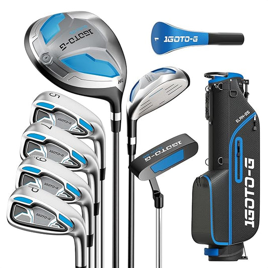 1GoTo-G™ Men's Complete 7-Piece Golf Club Set with Stand Bag